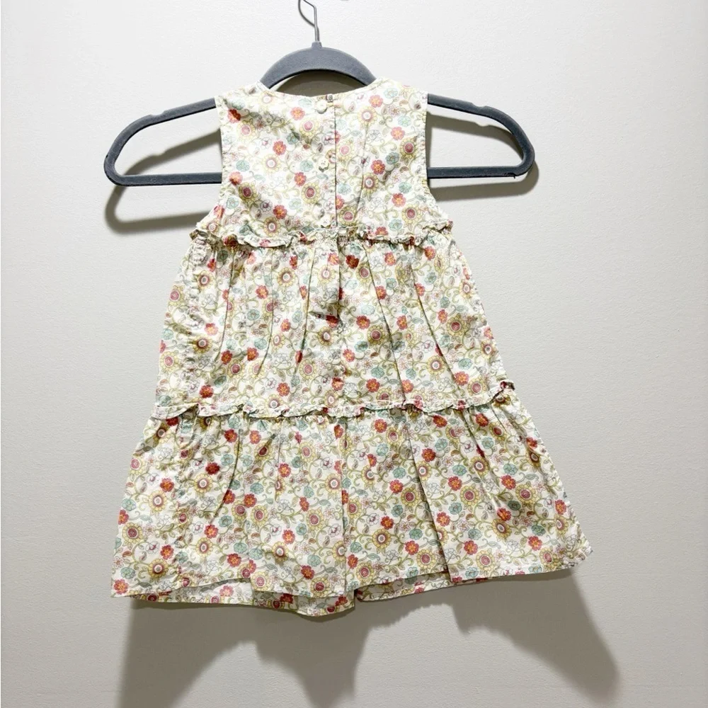 GYMBOREE • Girl’s Floral Vintage 2006 SAFARI Collection Dress Cotton Size 3T